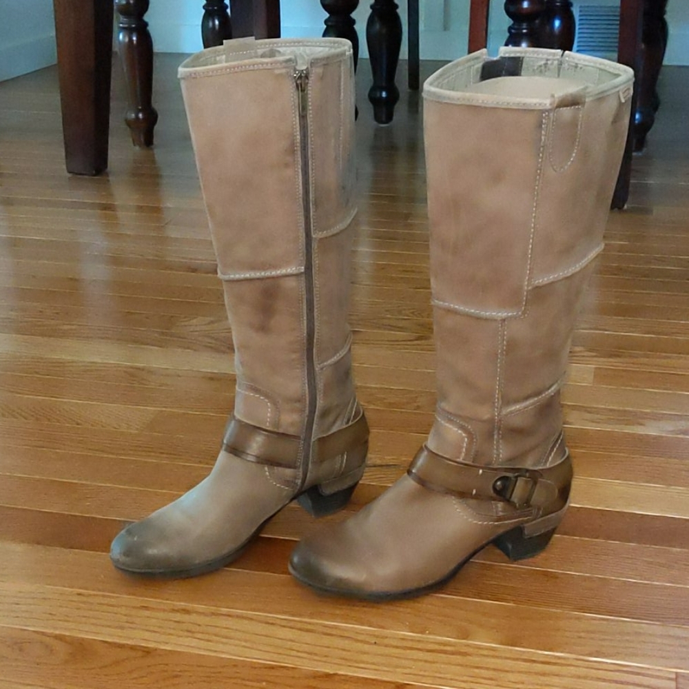 Pikolinos Leather Rotterdam Harness Patchwork Boot